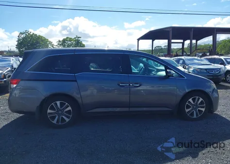 2014 Honda Odyssey Touring/Touring Elite from USA, damaged, VIN 5FNRL5H91EB136452